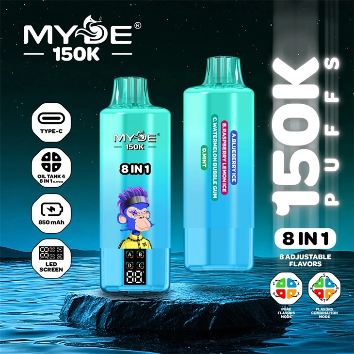 MYDE 8in1 150K Puffs best