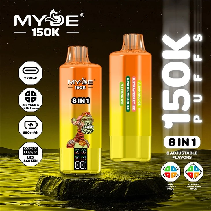 MYDE 8in1 150K Puffs price